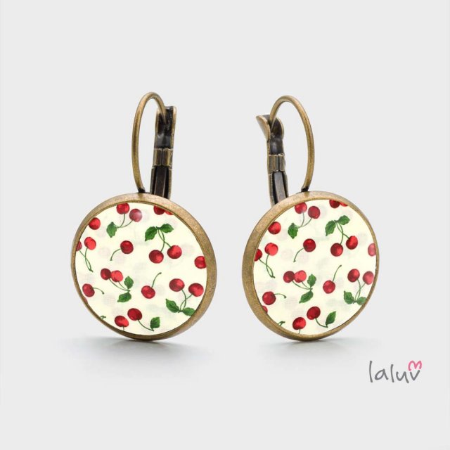Kolczyki wiszące CHERRY