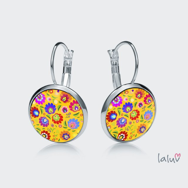 Kolczyki wiszące SŁOWIAŃSKIE SŁONECZNE