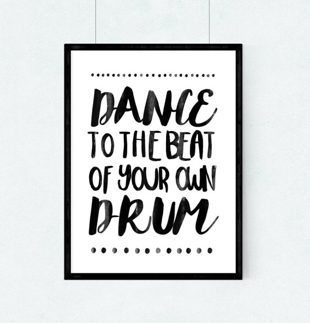 PLAKAT–dance  To Th e Beat ...A2