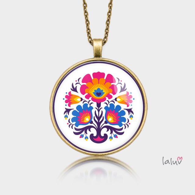 Medalion okrągły FOLKLOR