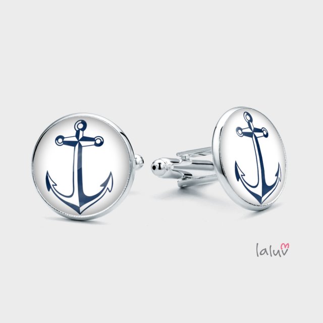 Spinki do mankietów KOTWICA