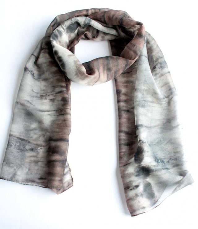 PUNTROMA zwiewny szal vintage