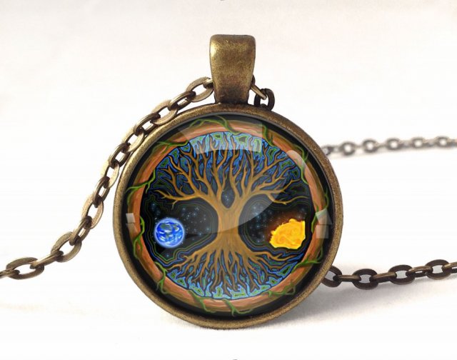 Żywioły 0778 - medalion z łańcuszkiem - Egginegg