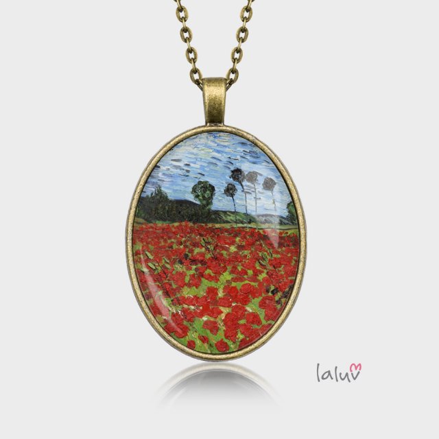 Medalion owalny POLE MAKÓW