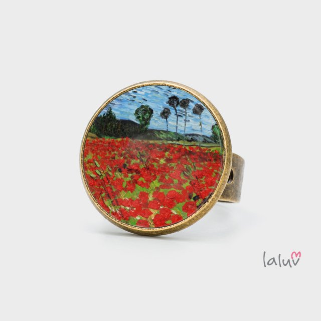 Pierścionek POLE MAKÓW