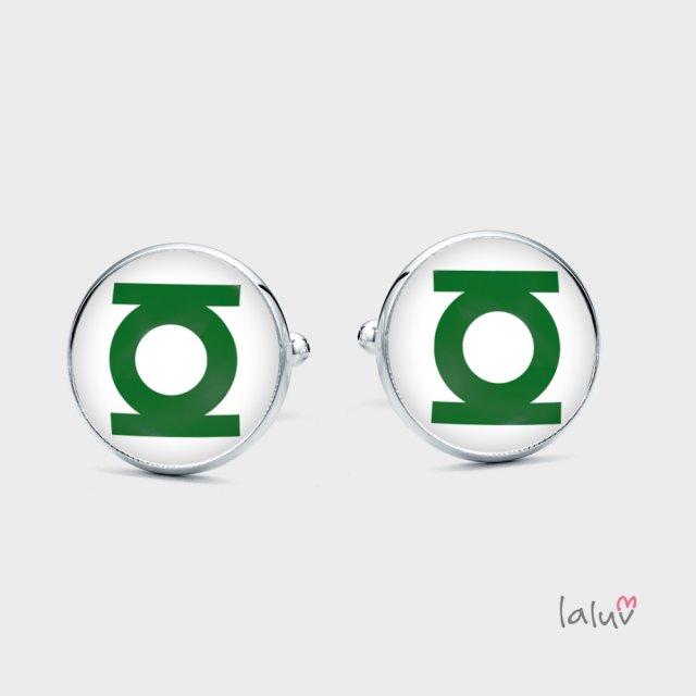 Spinki do mankietów ZIELONA LATARNIA