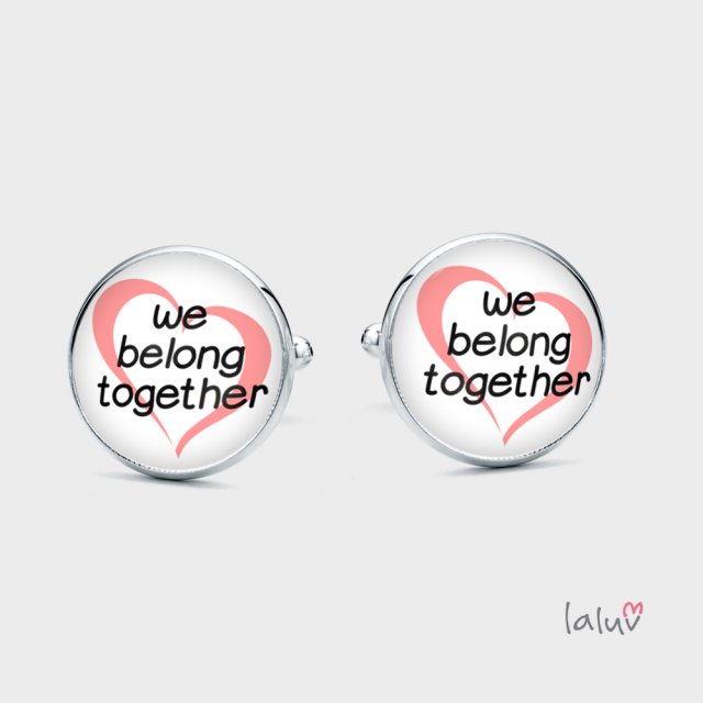 Spinki do mankietów WE BELONG TOGETHER