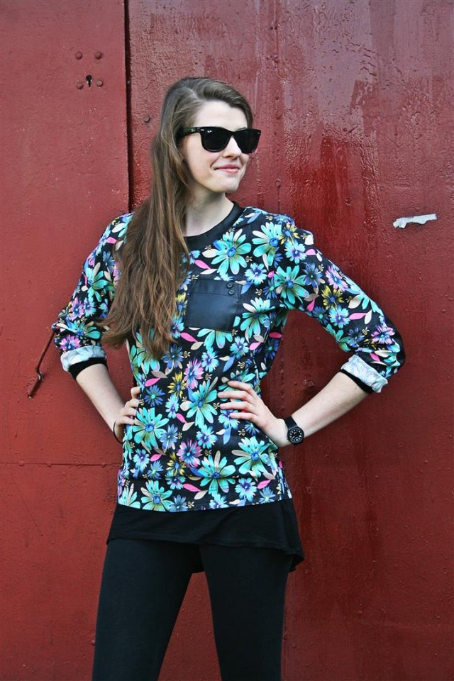 BLUZA FLOWER BLOUSE UNISEX