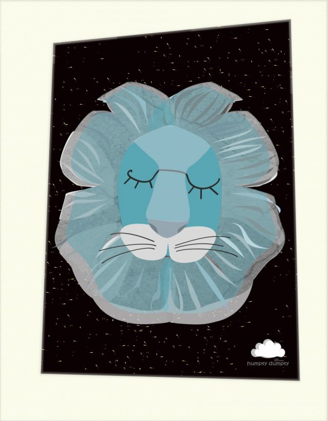 PLAKAT SPACE LION