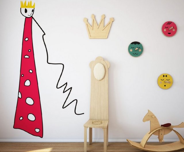 TAPETA DLA DZIECI MURAL PRINCESS
