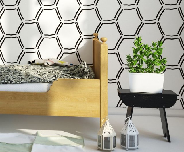 TAPETA HEXAGONS SIMPLE