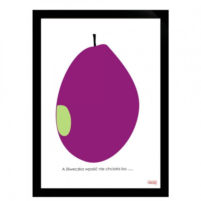 PLAKAT ŚLIWKA