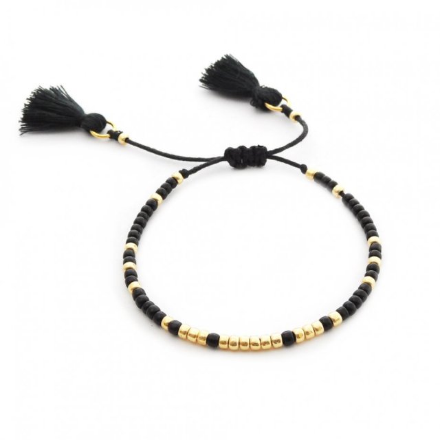 BRANSOLETKA MINIMAL - SIMPLE BLACK
