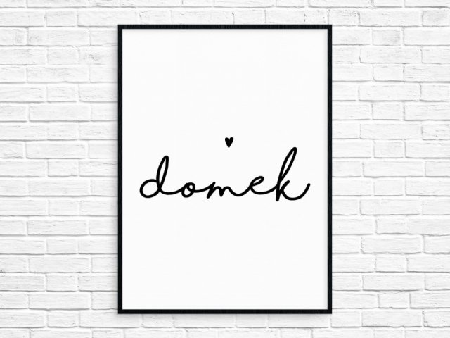 Plakat A3 "Domek"