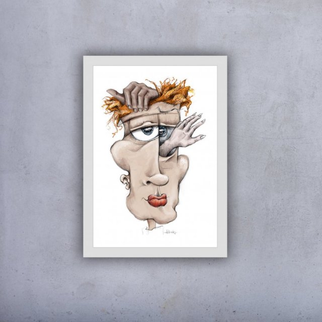 Grafika 50x70 cm - Szaleństwo od środka