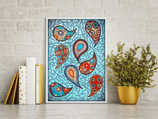 Paisley 50x70 cm