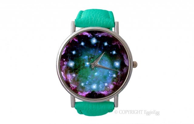 Nebula - zegarek z dużą tarczką - Egginegg