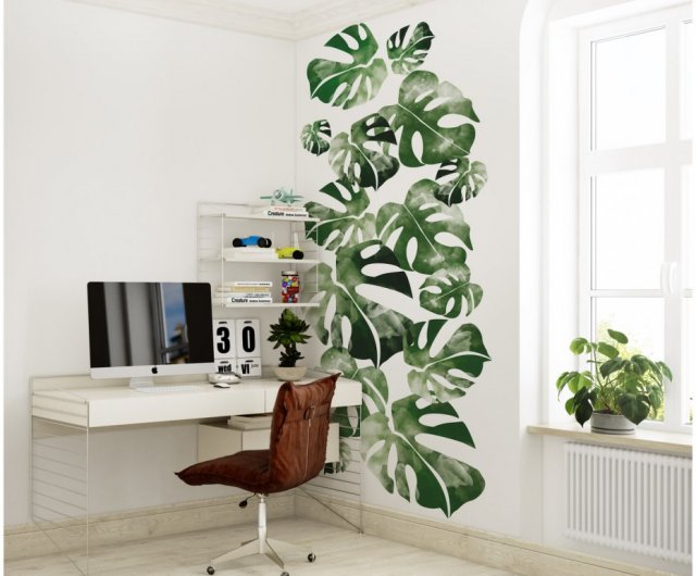 TAPETA MŁODZIEŻOWA MONSTERA LEAF