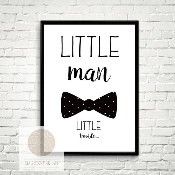 Plakat "Little man" A3