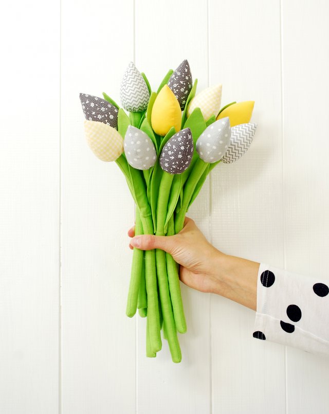 Tulipany - bukiet bawenianych kwiatów