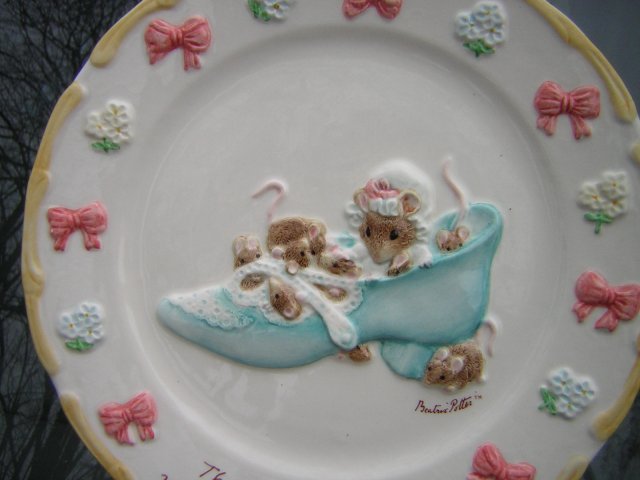 Beatrix Potter classics A 5866 Frederick Warne & Co  2005  kolekcjonerski talerz porcelanowy