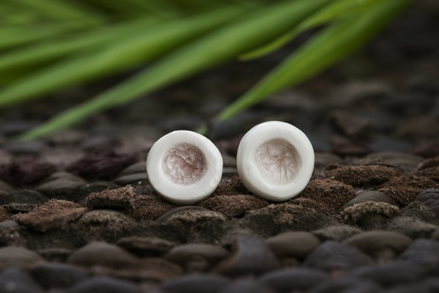 Porcelanowe kolczyki