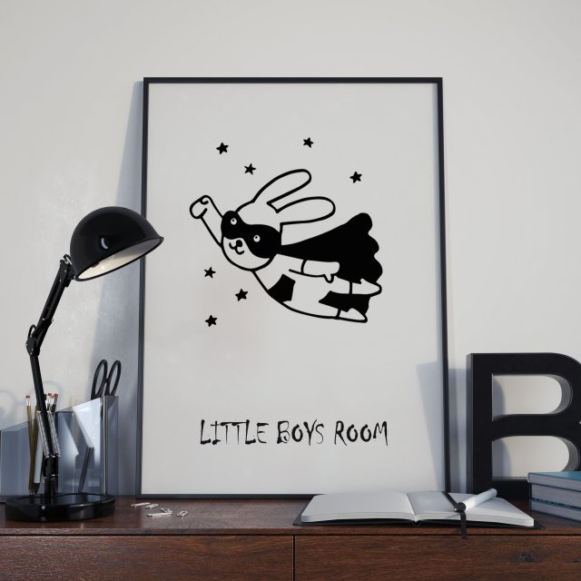 Plakat Little Boys Room