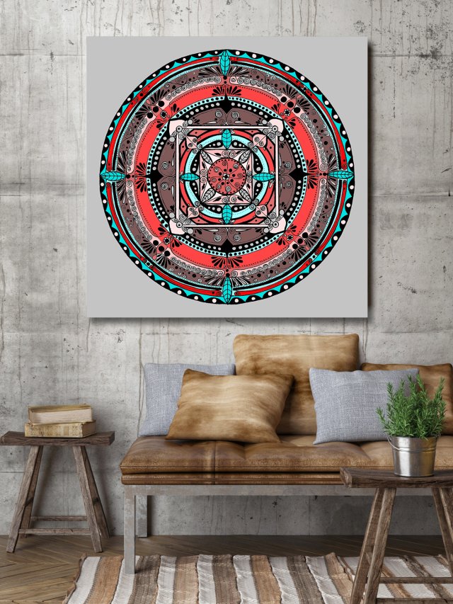 Mandala 50x50cm