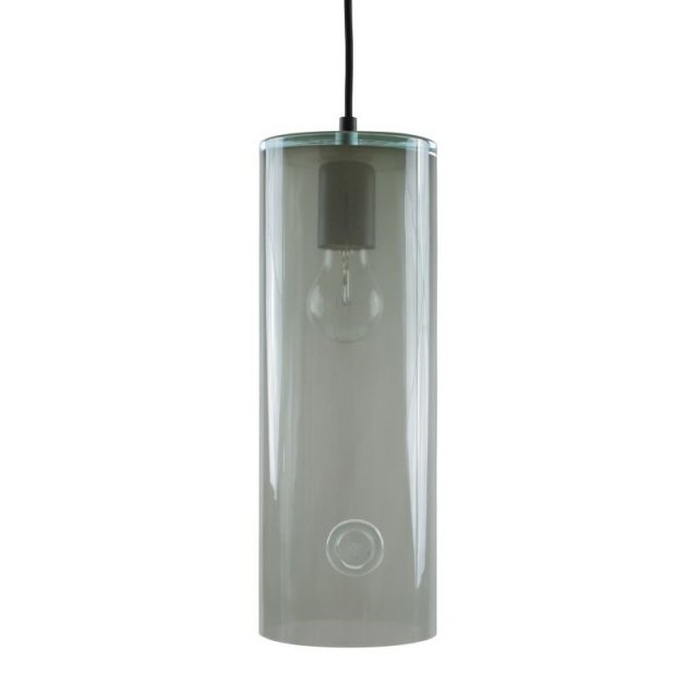 Lampa szklana wisząca NEO III szara