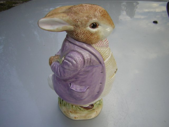 Rarytas beatrix potter 1996 duży 25 cm niespotykany  porcelanowy Pojemnik