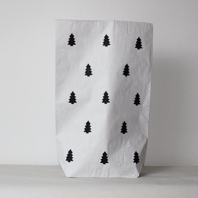 Worek papierowy  torba papierowa choinki  L- 70 cm