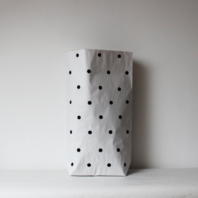 Worek papierowy  torba papierowa kropki - 60 cm