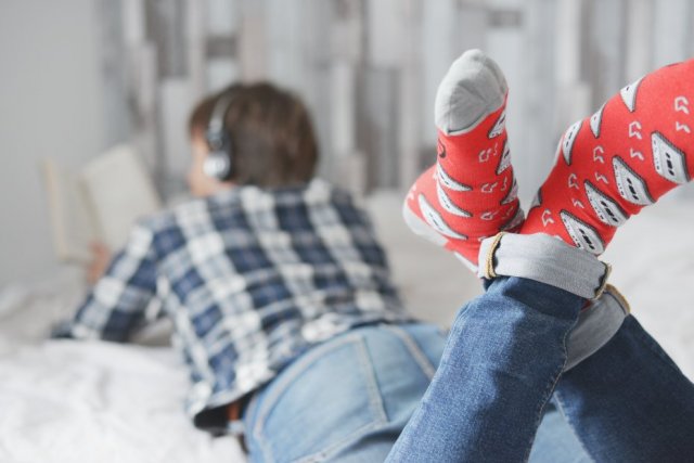 kolorowe skarpetki | Soxford | szalone skarpetki | skarpetki muzyczne | zabawne skarpetki |  prezent | retro