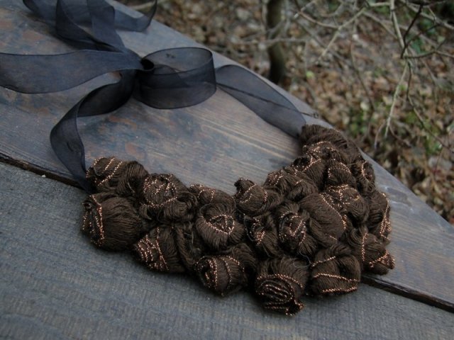 brown roses