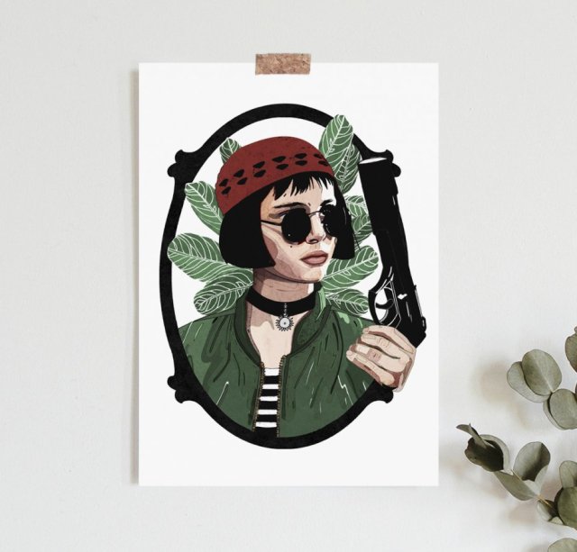 Matylda, plakat, grafika A3 lub 30x40 cm