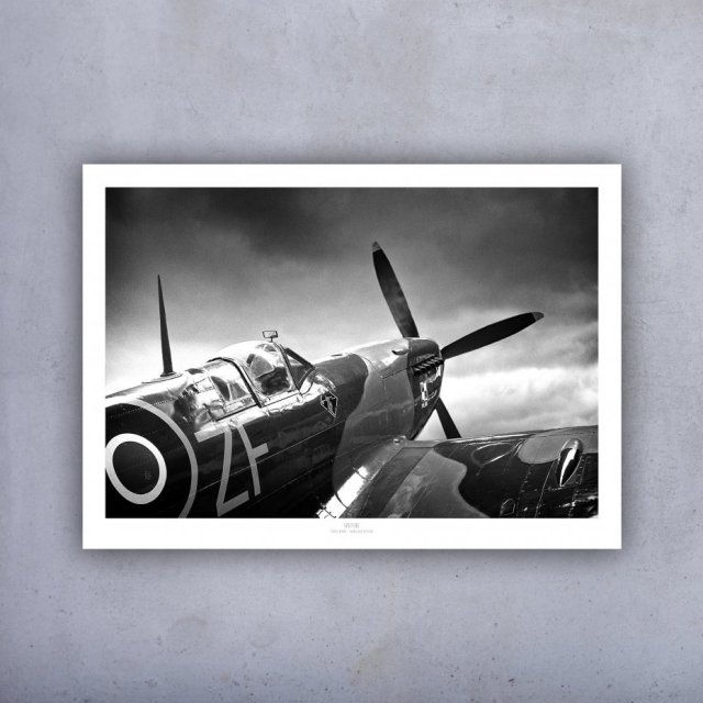 Plakat A3 - Samolot Spitfire