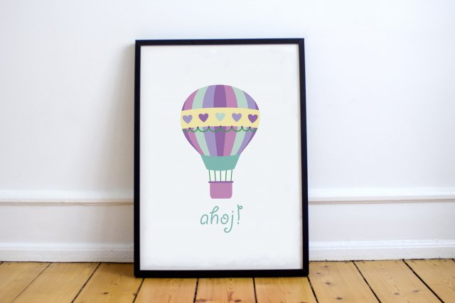 A4 Plakat AHOJ! - 01