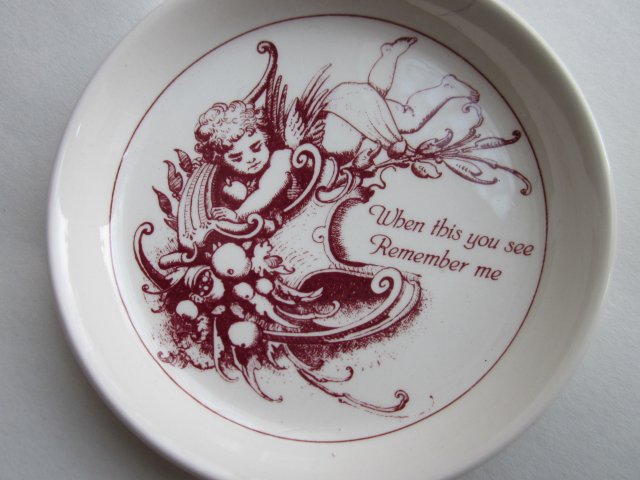 WHEN THIS YOU SEE REMEMBER ME -  SPODE - MADE IN ENGLAND   50/A3 FANTASTYCZNY SYMBOLICZNY ŚLICZNY