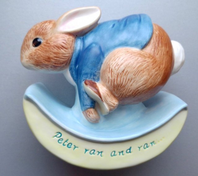 ❀ڿڰۣ❀ BEATRIX POTTER - Peter Rabbit ❀ڿڰۣ❀ Skarbonka ❀ڿڰۣ❀ Ręcznie malowana ❀ڿڰۣ❀ Plastyczna i realistyczna