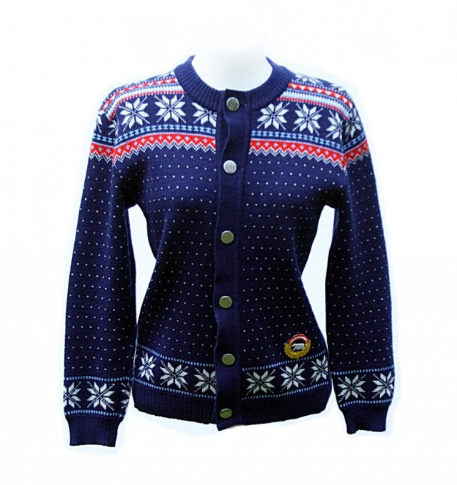 CARDIGAN VINTAGE SWETER W STYLU SKANDYNAWSKIM