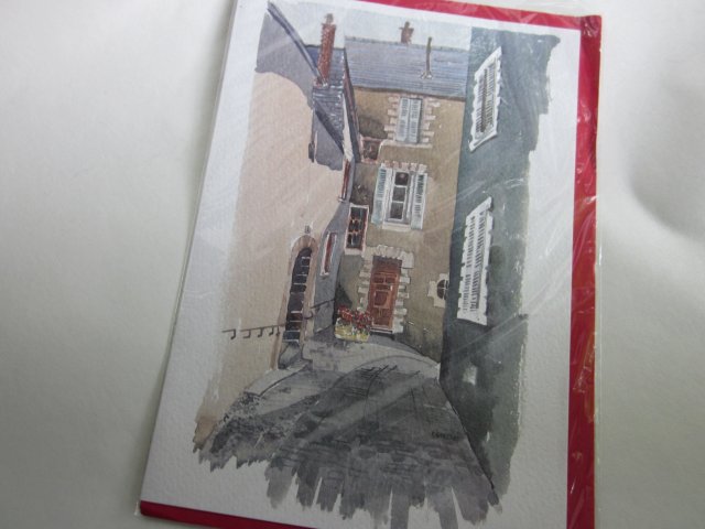REPRODUCED  PAINTING BY P. J. BAKER COPYRIGHT 1989 HEMP BUT CARDS