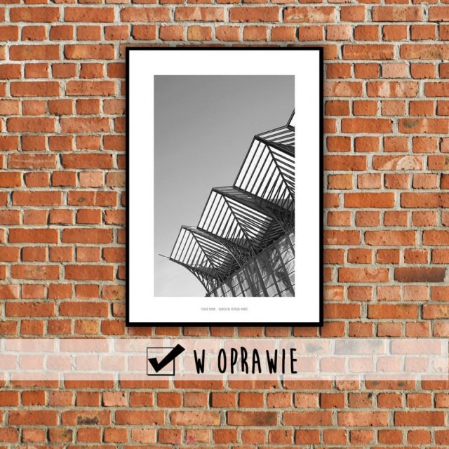 Plakat A4 w oprawie  - Origami