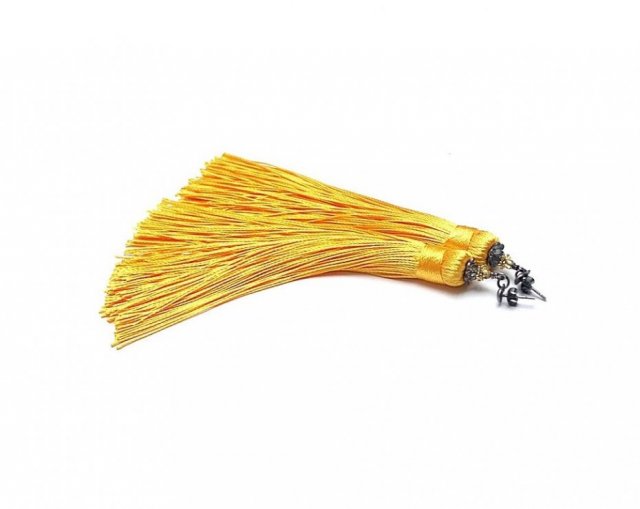 MAXI BOHO /yellow/- kolczyki