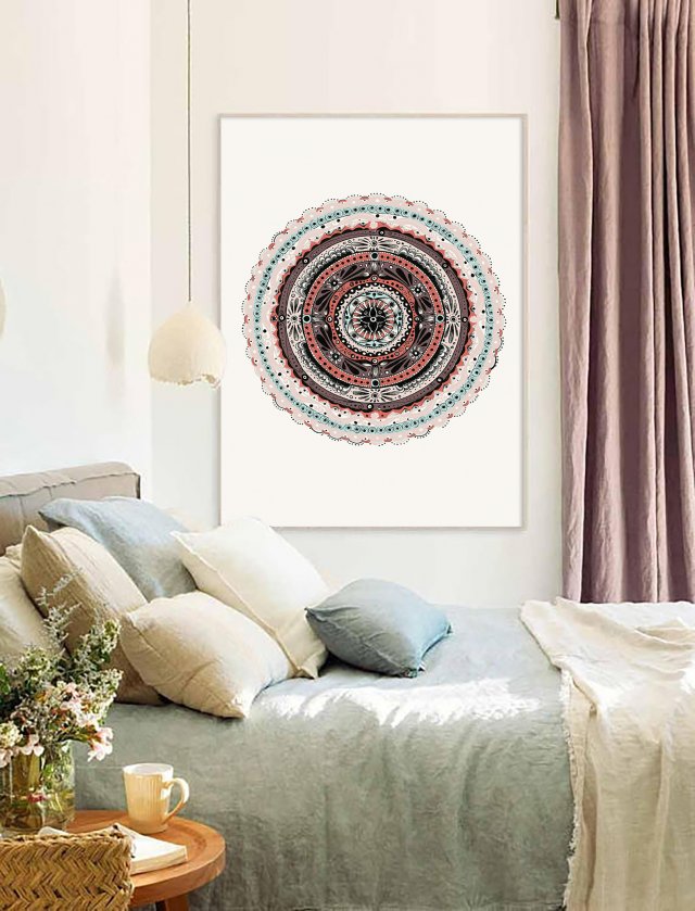 Mandala 50x70cm