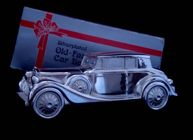 Car Bank ❀ڿڰۣ❀  SILVER PLATED - Model z 1937r. Skarbonka#7