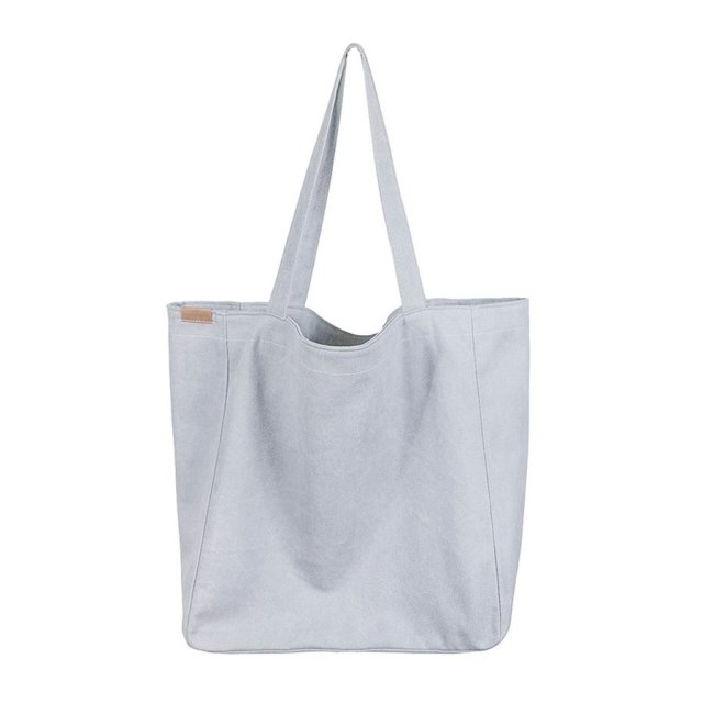 Lazy bag torba jasnoszara na zamek / vegan / eco