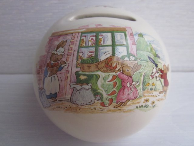 Royal  Doulton Bunnykins   skarbonka porcelanowa wzór 1936 royal doulton kolekcjonerska użytkowa  dekoracyjna