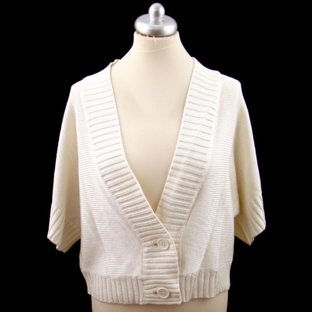 WORTHINGTON: biały niciany sweterek L/Xl