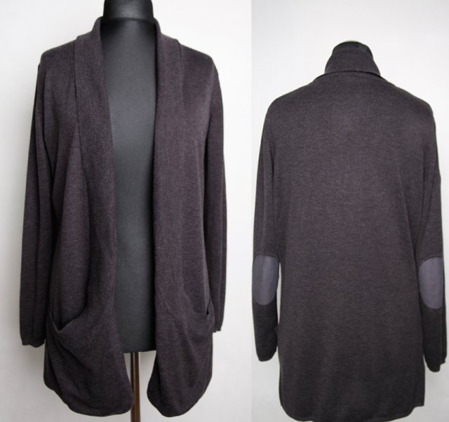 PROMOD SWETER NARZUTKA WDZIANKO OKRYCIE grafit  Hv21