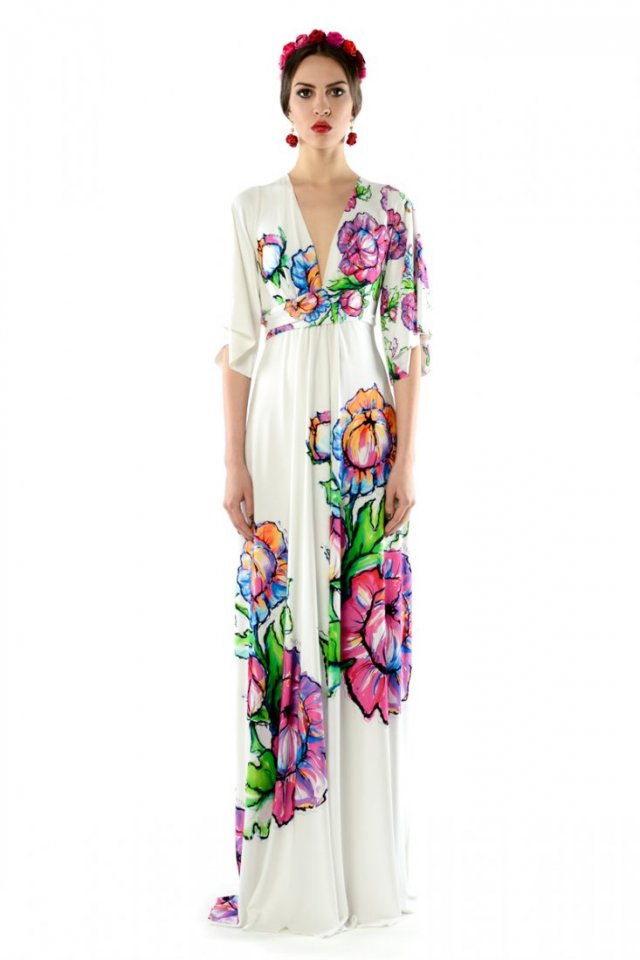 Magdalena Maxi Flower - sukienka
